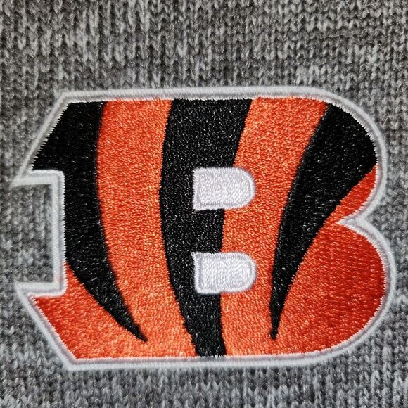 Men's Antigua Cincinnati Bengals Fleece-lined Pullover 1/4 Zip Sweater Sz Large - Picture 10 of 11